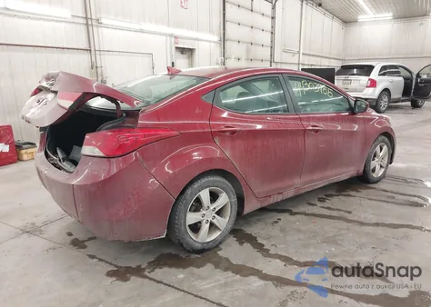 2013 Hyundai Elantra Gls z USA, uszkodzony, nr VIN 5NPDH4AE7DH443041